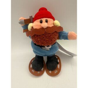 1999 Stuffins Rudolph Island of Misfit Toys YUKON CORNELIUS 8" Plush Ornament